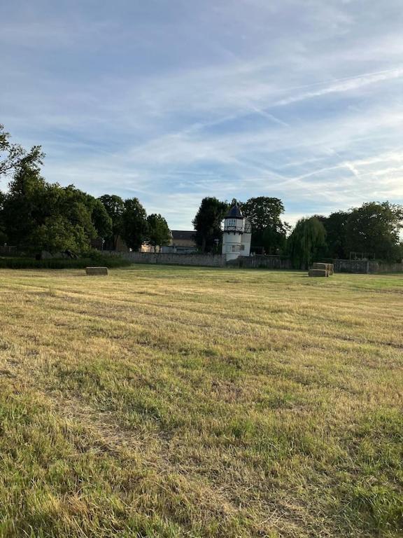 "Ferienwohnung Am Schloss" - Ferienwohnung Mit Blick Auf Das Barbyer Schloss, 5 Gehminuten Bis Zur Elbe Bagian luar foto